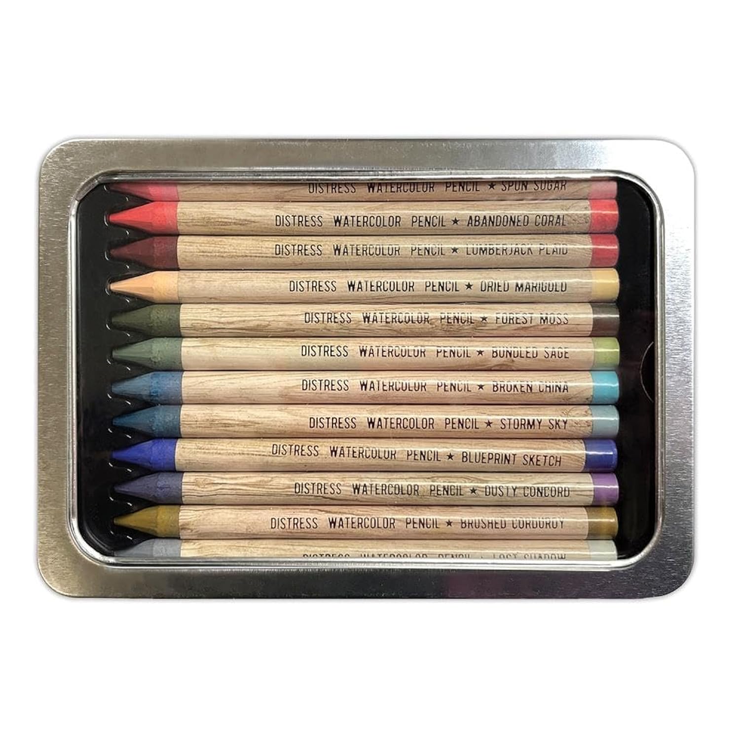 Tim Holtz Distress Watercolor Pencil 12pc Set 6 TDH83603