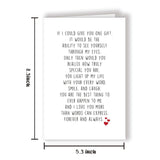 Romantic Love Card For Him Her, Sweet Valentine'S Day Card For Gf Bf, Special Anniversary Greeting Card