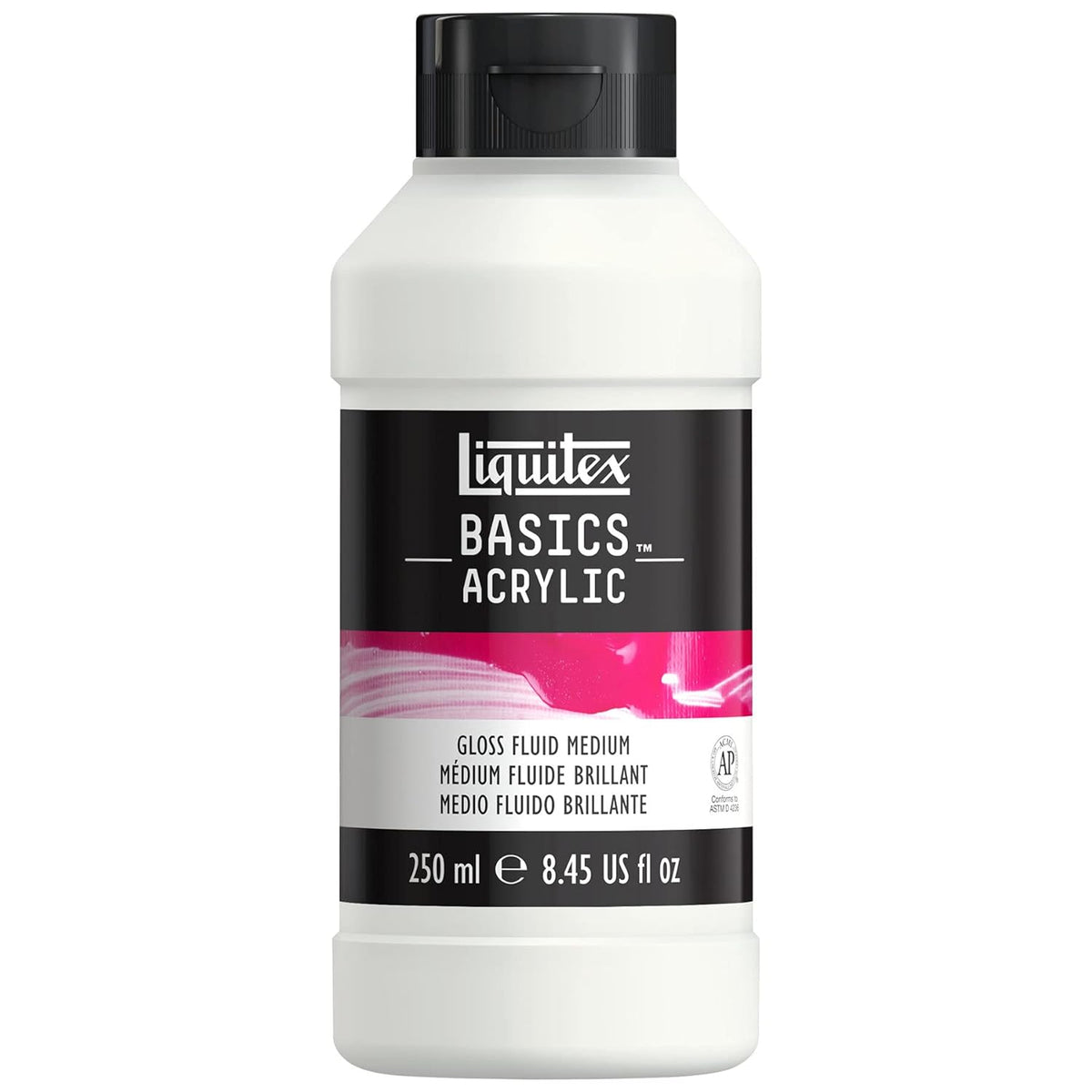 Liquitex BASICS Gloss Fluid Medium, 250ml (8.4oz) Bottle