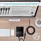 Usb 3.0 Extension Cable, 4Pack [6Ft] Usb A Male To Female Braided Extender Cord 5Gbps Fast Data Transfer For Hard Drive, Keyboard, Mouse, Webcam, Usb Flash Drive, Printer - Black