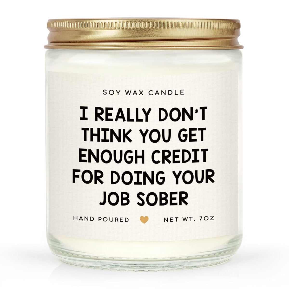 Best Boss Gifts For Women & Men, Birthday Gifts For Work Bestie, Coworkers, Manager - Handmade Lavender Scent Natural Soy Wax Candle (7Oz)