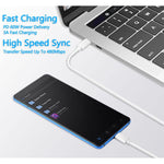 Usb C Fast Charging Cable Compatible For Galaxy S22, S21, S20 Type-C Charger Cord
