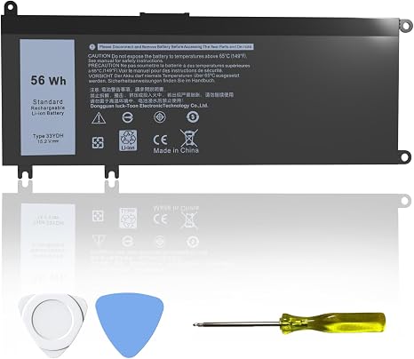 Dell 33YDH 56Wh Laptop Battery Replacement for Inspiron G3 G5 G7 3579 7588