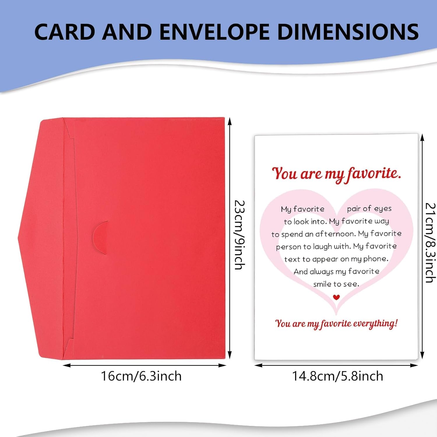 Valentines Day Card For Husband Wife, Valentine'S Day Card Happy First Valentines Cards For Boyfriend Girlfriend Romantic Couple Gifts For Him Her Men Women Heart Design Gift Cards You Are My Favorite