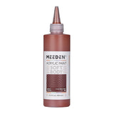 Soft Body Acrylic Paint: Burnt Sienna Matte Finish - 250Ml/8.45Oz Bulk Acrylic Colors In Ergonomic Bottle - Fluid Flow Art Paints For Artists Canvas Painting