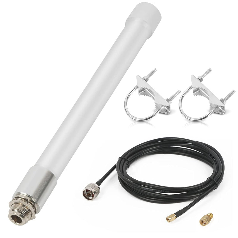 Wifi Antenna Dual Band 2.4Ghz 5Ghz 5.8Ghz 8Dbi Rp-Sma Sma Male Outdoor Indoor