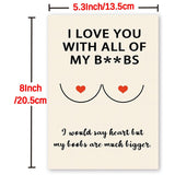 Cute Valentine'S Day Gifts For Husband, Cheeky Anniversary Card Gift For Boyfriend, Hilarious Vday Birthday Card For Him Fiance