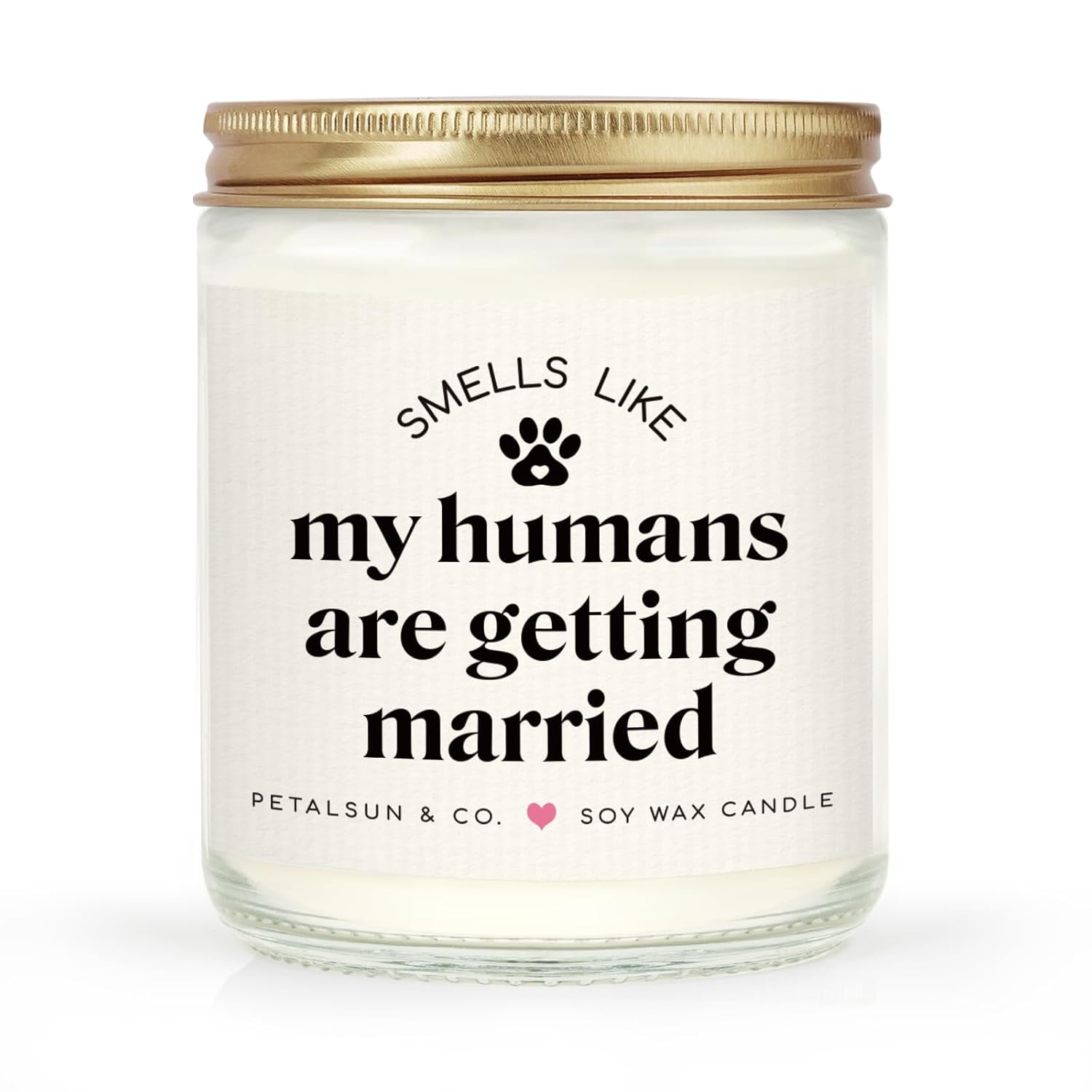 Funny Bridal Shower Gifts For Dog Lovers, My Humans Are Getting Married, Lavender Scented Soy Wax Candle, Wedding & Bachelorette & Engagement Gift For Couples, Bride To Be(7Oz)