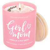 Girl Mom Gifts, New Mom Essentials Candle 10Oz, Funny Christmas Birthday Gifts For Moms From Daughter, New Girl Mama Gift For Women After Birth, Natural Soy Wax Scented Candles For Relaxing