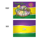 My Scratch Offs Mardi Gras King Cake Scratch Off Game Cards 26 Pack - 24 Non-Winning and 2 Winning per Pack