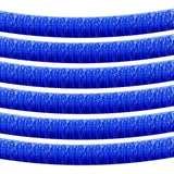 6 Pack 10 Feet Foil Fringe Garland Metallic Tinsel Streamers Banner Wall Hanging Curtain Backdrop Banner For Parade Floats, Thanksgiving, Christmas, Birthday, Halloween Party Decorations(Blue)