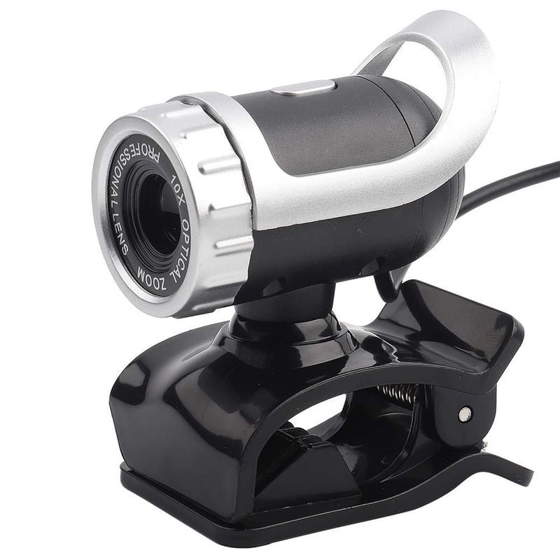 Hd Pro Webcam Usb 2.0 Clip-On Web Camera 360° Rotating Built-In Microphone For