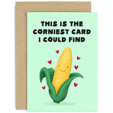 Old English Co. Funny Corniest Card I Could Find Anniversary Card - Cute Corny Valentine'S Day Card For Wife Husband Boyfriend Girlfriend | Blank Inside With Envelope