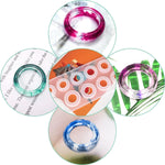 3 Pcs Epoxy Resin Ring Mold, Silicone Ring Molds Diamond Jewelry Mold With Round And Rhombic Face Different Sizes Ring Jewelry Resin Casting Mold For Pendants And Crafts Making