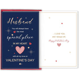 Romantic Valentine'S Day Card For Husband, Sweet I Love You Greeting Card For Spouse, Heartfelt Valentine Gift From Wife