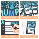 Birthday Invitations, 4"X6" Jump Birthday Party Invitations With Envelopes For Trampoline Bounce House Birthday Party Decorations Supplies(20 Pieces)-C23