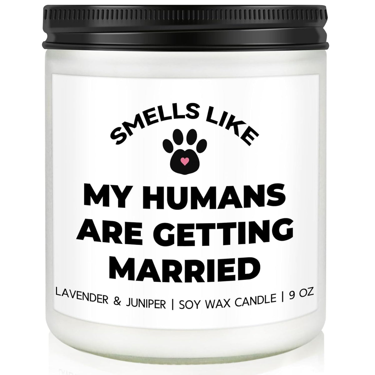 Personalized Wedding Gifts For Newlyweds, Bridal Shower Gifts For Bride To Be & Groom, Funny Engagement Gift For Couples, Bachelorette Bachelor Party Gift Idea, Wedding Candle For Cat Lovers & Dog Mom