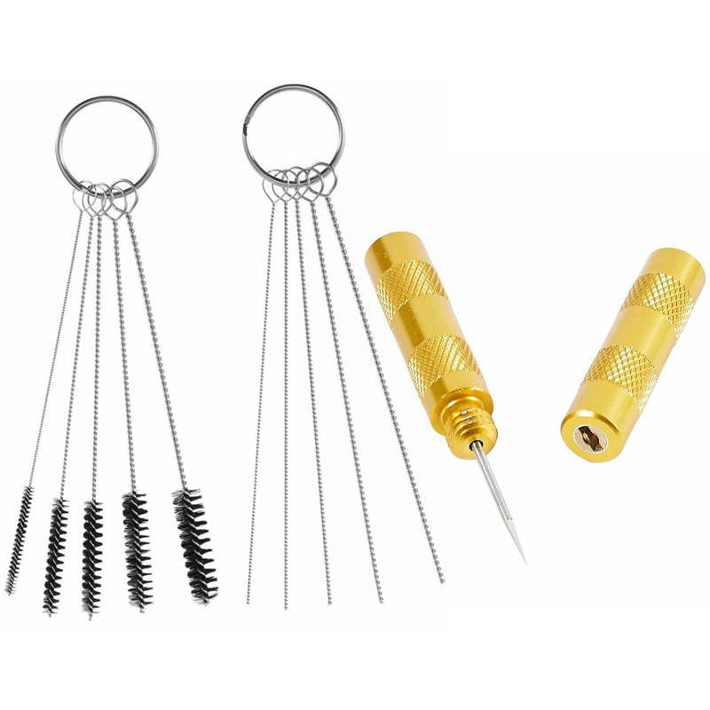 3 Set Airbrush Spray Cleaning Repair Tool Kit Stainless Steel Needle Brush Set