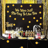 We Were Just Starting To Like You Gold Glitter Banner Retirement Decoration 6.8Ft