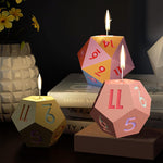 Large Dice Resin Molds, 2 Styles Silicone Dice Mold For Epoxy Resin Casting, Triangle Hexagonal D20 D12 Dice Game Mold With Number, Silicone Resin Candle Mold For Diy Art Craft Home Decor