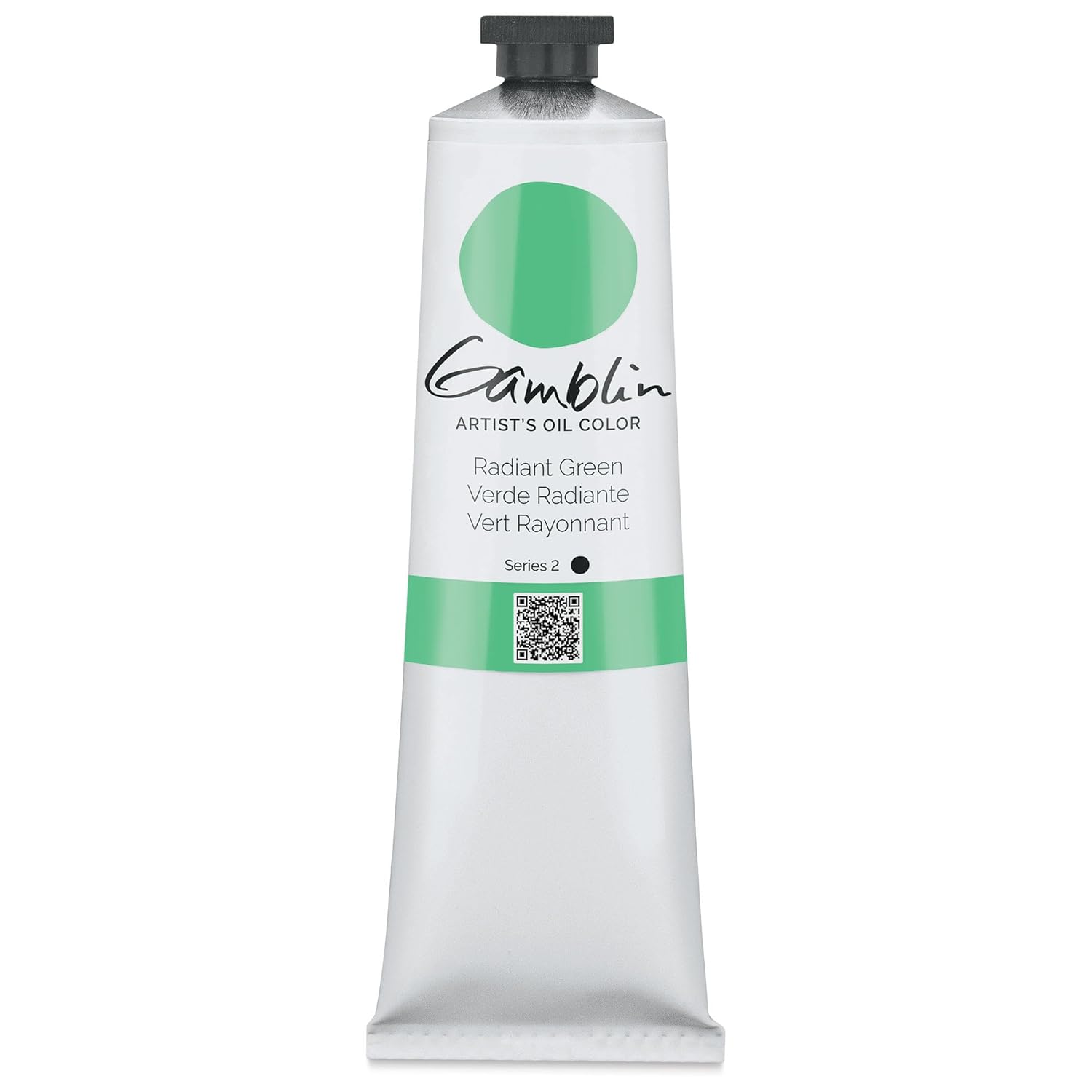 Gamblin Artist Oil Color - Radiant Green - 150 ml Tube