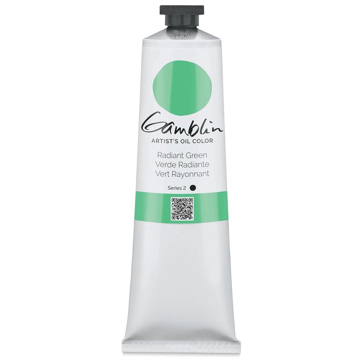 Gamblin Artist Oil Color - Radiant Green - 150 ml Tube