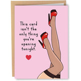 Naughty Valentine'S Day Card For Husband Boyfriend Men, Dirty Valentines Cards For Him, Sexual Birthday Card For Husband Boyfriend Fiance, Pun Adult Love You Gift Him, Sexy Naughty Father'S Day Cards From Wife