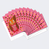 Tree-Free Greetings - Valentine's Day Greeting Cards - Artful Designs - 12 Cards + White Envelopes - Made in USA - 100% Recycled Paper - 4 x 6 - Squirrel Nuts (FS64392)
