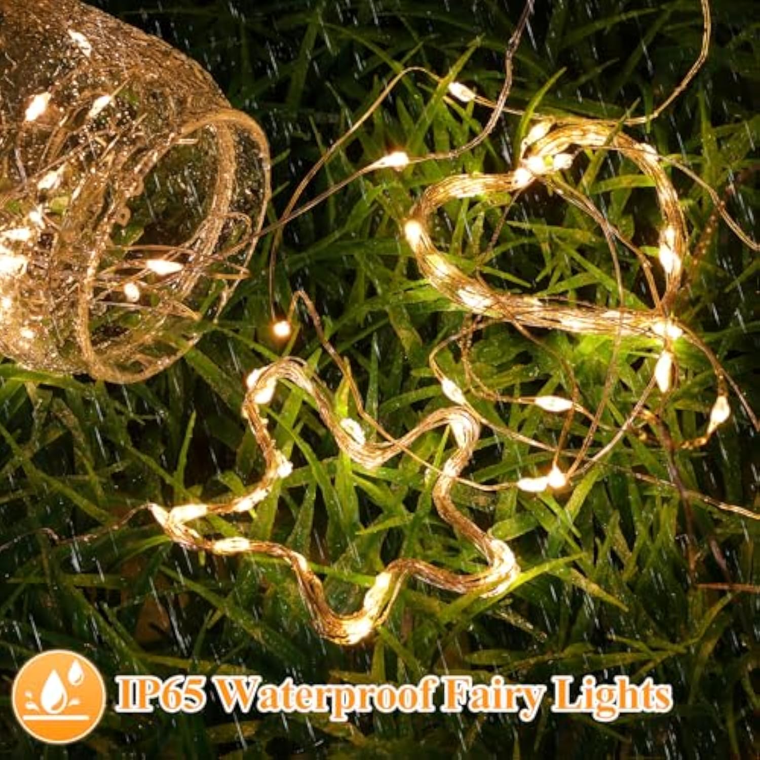 12-Pack Fairy Lights Battery Operated Twinkle Lights-7Ft 20Leds String Lights, Waterproof Battery Powered Firefly Lights