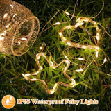 12-Pack Fairy Lights Battery Operated Twinkle Lights-7Ft 20Leds String Lights, Waterproof Battery Powered Firefly Lights