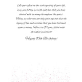 90Th Birthday Greeting Card, 90 Years Old, Happy 90Th Birthday Card