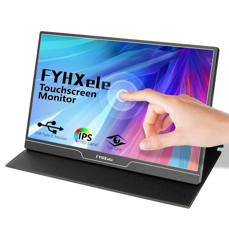 15.6" Portable Monitor, Touchscreen Monitor, Fhd 1080P Ips Ultra Slim Gaming M