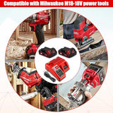 2 Pack 18V 4.0Ah 48-11-1820 Compact Battery With Charger Kit Replacement For Milwaukee 18V M18 Battery And Charger 48-59-1812 Xc 2.0 Ah 1.5 Ah 3.0 Ah 18V Lithium Battery And Charger Combo