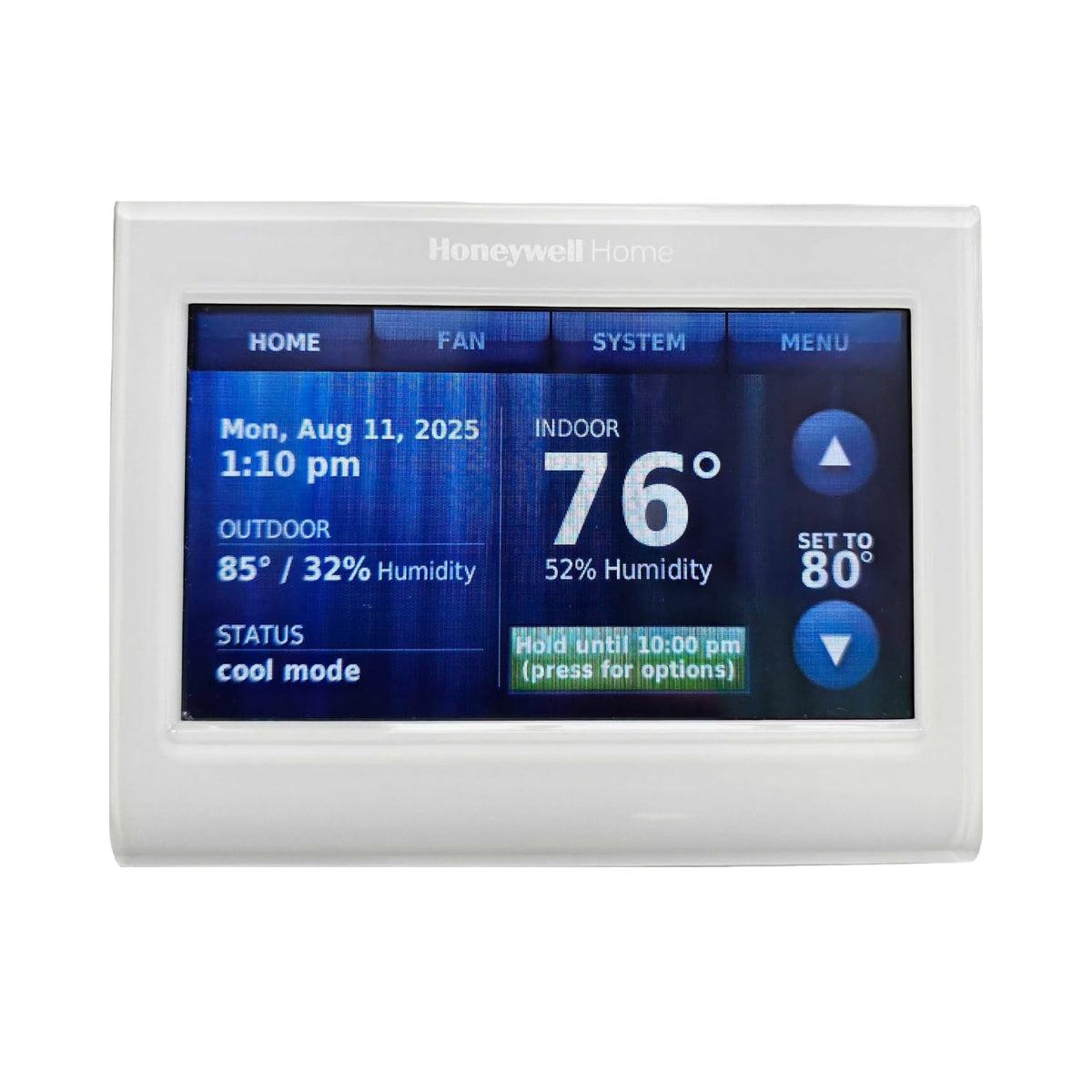 Th9320Wf5003 Wi-Fi 9000 Color Touch Screen Programmable Thermostat, 3.5 X 4.5 Inch, White, 'Requires C Wire"