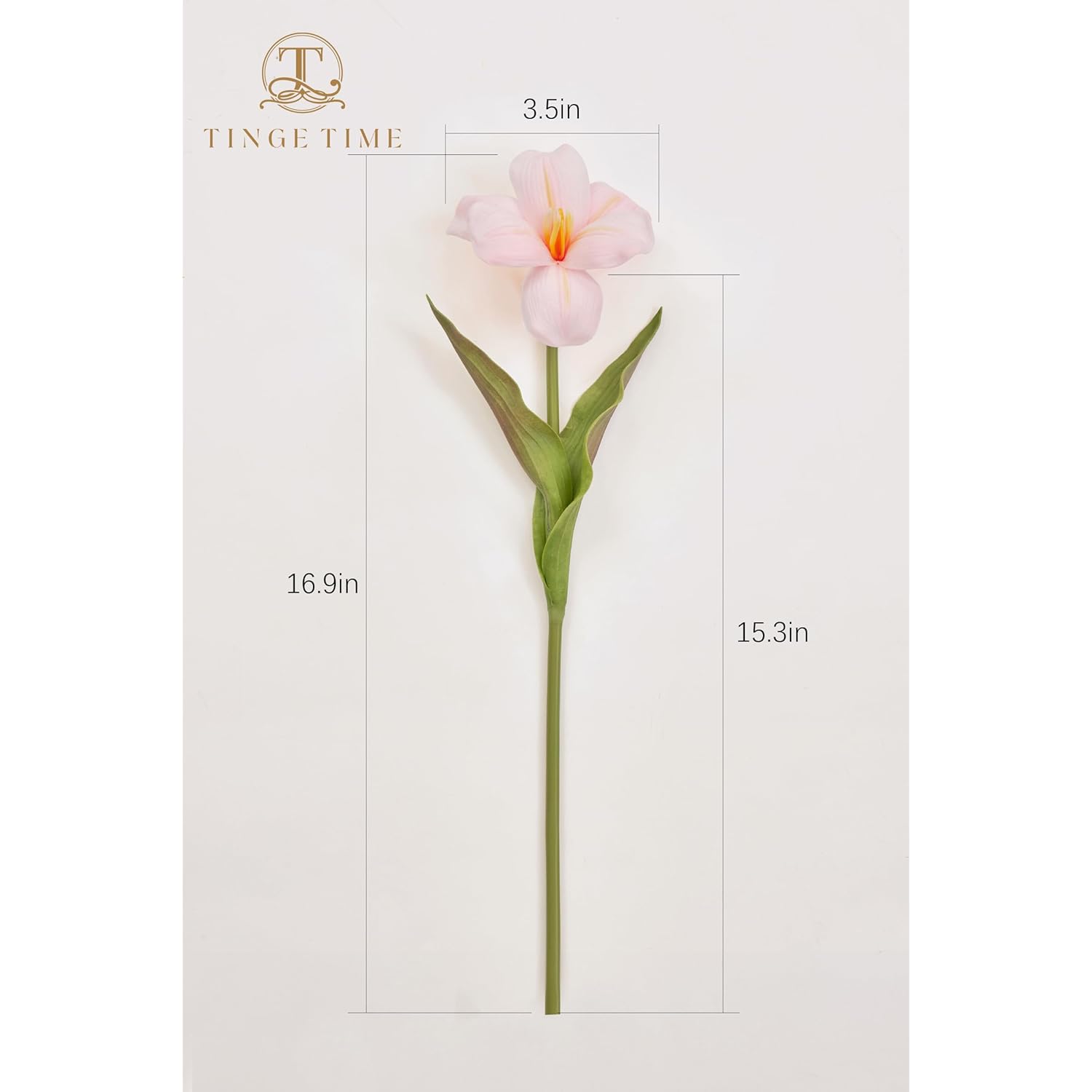 10Pcs Fake Flowers, 15.3" Blooming Tulips Artificial Flowers,Real Touch Tulips For Valentine'S Day Gifts?Pink?
