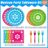 Mexican Fiesta Party Set for 50: Cinco de Mayo Tableware