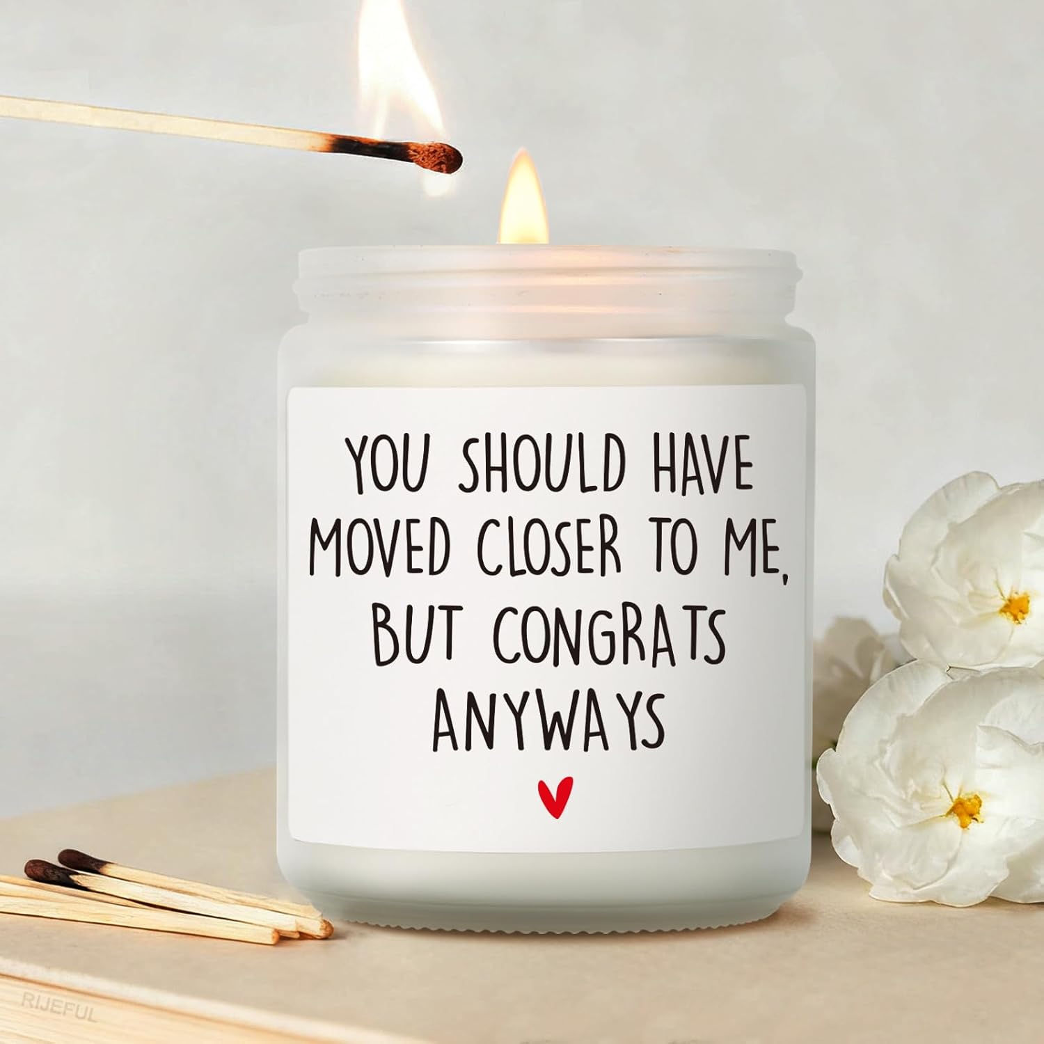 Funny House Warming Candle Gift For New Homeowner Women, You Should Have Moved Closer To Me Candle, Best Housewarming Candles Gifts 2025, New Home Candles Gifts For Friends Couples Families-1