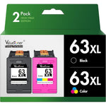 63XL Ink Replacement 2-Pack (Black, Color) for Envy, OfficeJet, DeskJet