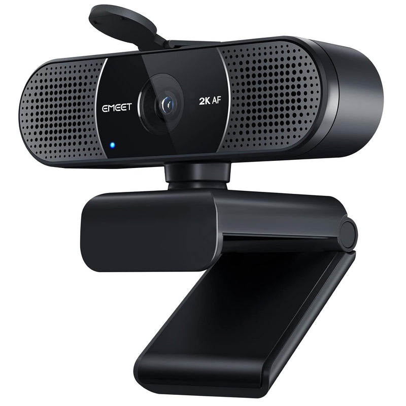 C960 2K Webcam With Microphone, 2K Uhd, 2 Noise-Reduction Mics, Tof Autofocus