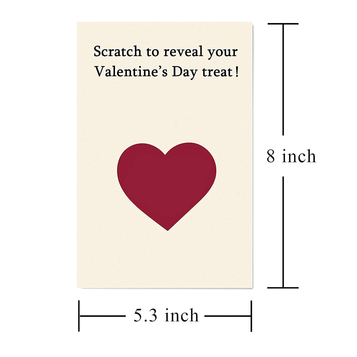 Scratch Valentine’S Day Card, Special Interactive Funny Naughty Card For Boyfriend Husband Fiance