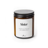 9Oz Vanilla Scented Candle, Sister Gift For Women, Birthday Gifts, Sisters Gift From Sister Brother For Graduation, Birthday, Christmas, Mothers Day, Sis Candle
