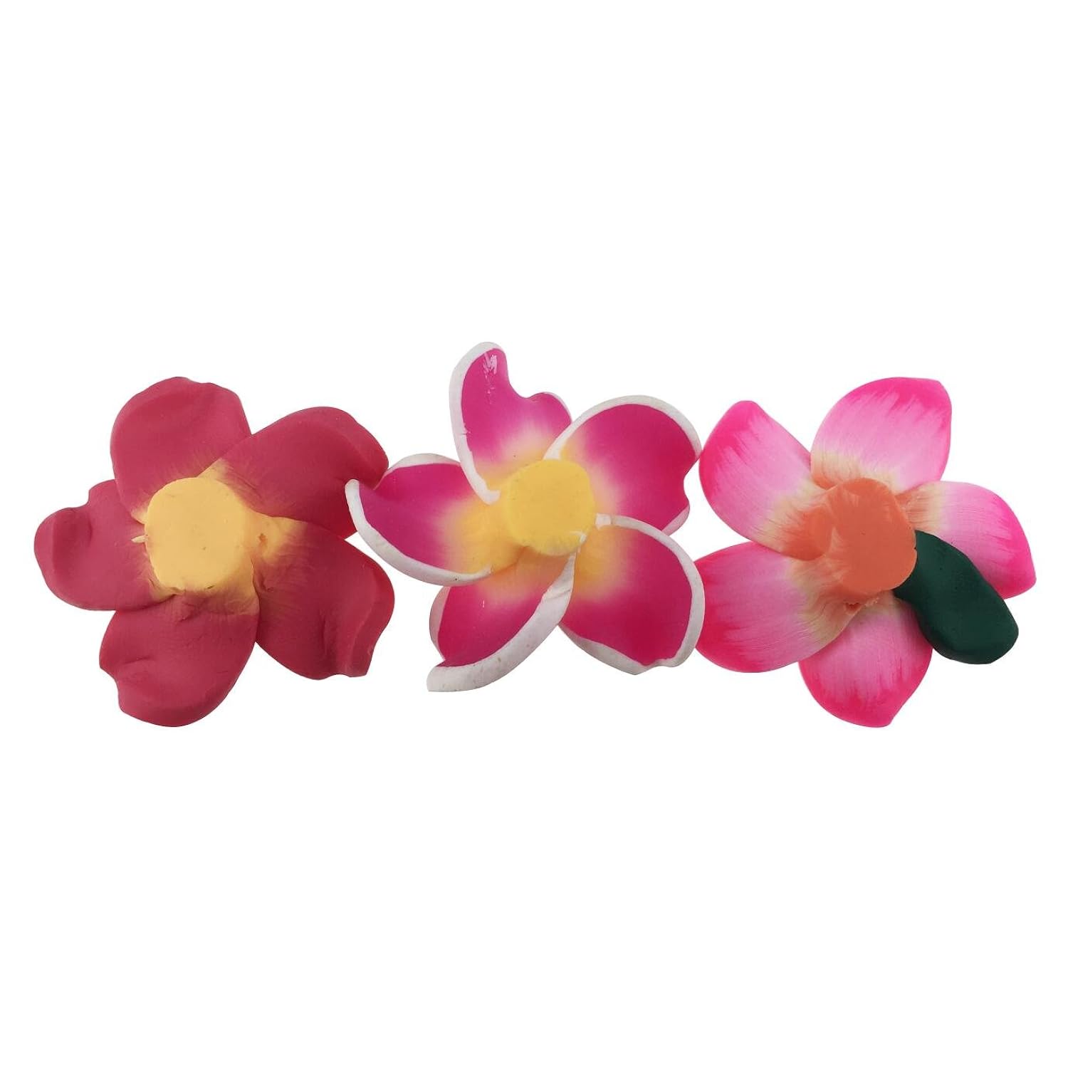 50Pcs Mini Artificial Flowers Diameter 3.5Cm Handmade Hawaiian Artificial Flower Wedding Birthday Mother'S Day Decor