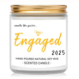 2025 Engagement Gifts For Couples, Natural Soy Wax Candle, Wedding Bridal Shower Fiance Gifts For Bride Women, Her, Newlyweds, Bachelorette Party Favors Future Mr Mrs Wedding Registry Gift Ideas