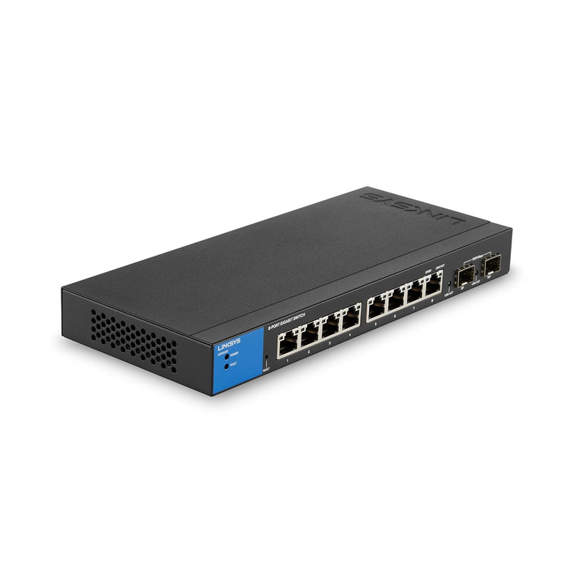 Linksys LGS310C 8 Port Gigabit Managed Network Switch with 2 Uplink Gigabit SF