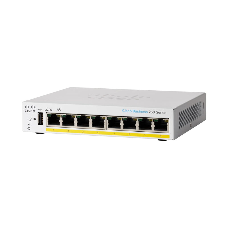 Business Cbs250-8Pp-D Smart Switch | 8 Port Ge | Partial Poe | Desktop | Limit