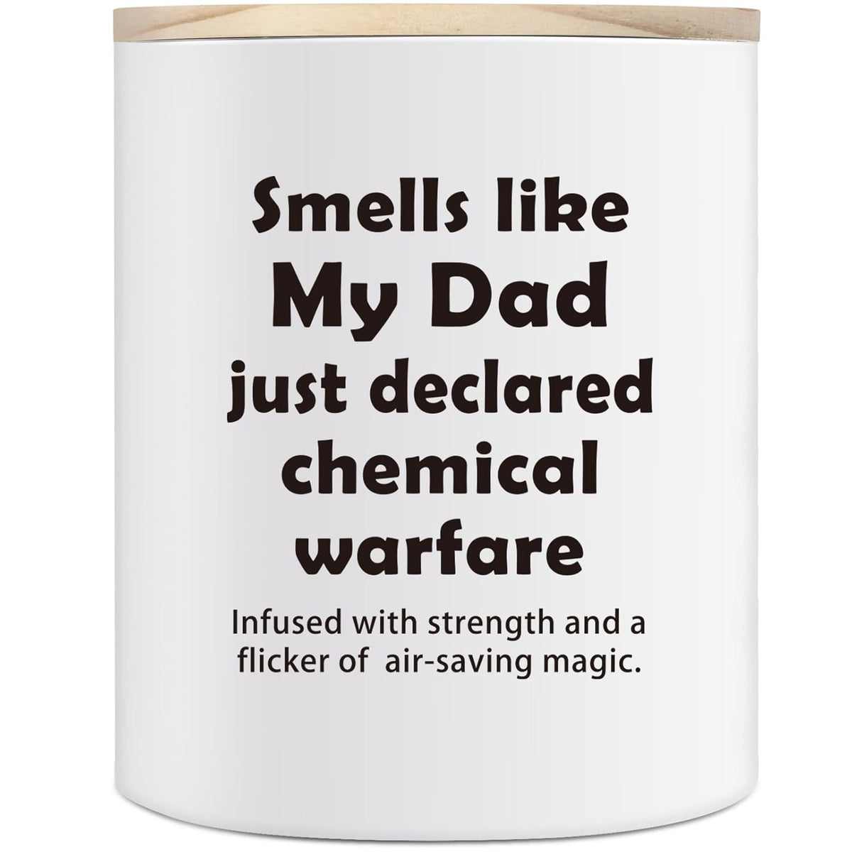 Gifts For Dad, 10Oz Funny Dad Gifts From Daughter Son, Birthday Gift For Father Daddy Bonus Stepdad New Father In Law Best Dads Gift Ever Present Sandalwood Scented Candle