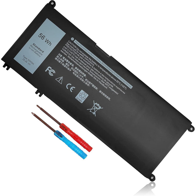 15.2V 56Wh 33Ydh Battery For Dell Inspiron 17 7000 7773 7779 7778 7786 2-In-1