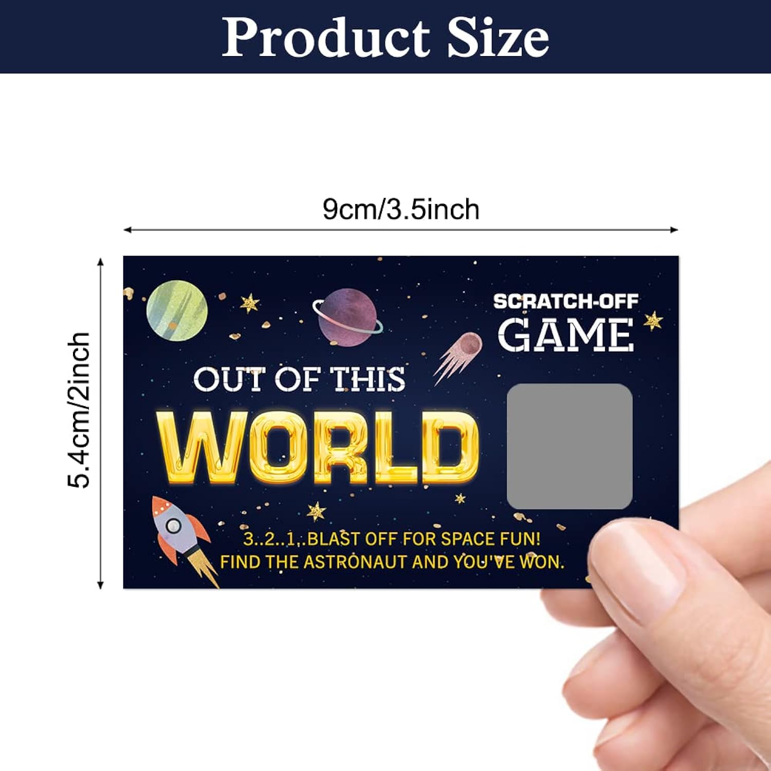 50 Pack Nautical Baby Shower Game Scratch Off Cards For Baby Shower, Baby Shower Activity And Idea (Find The Whale And You Win A Prize)