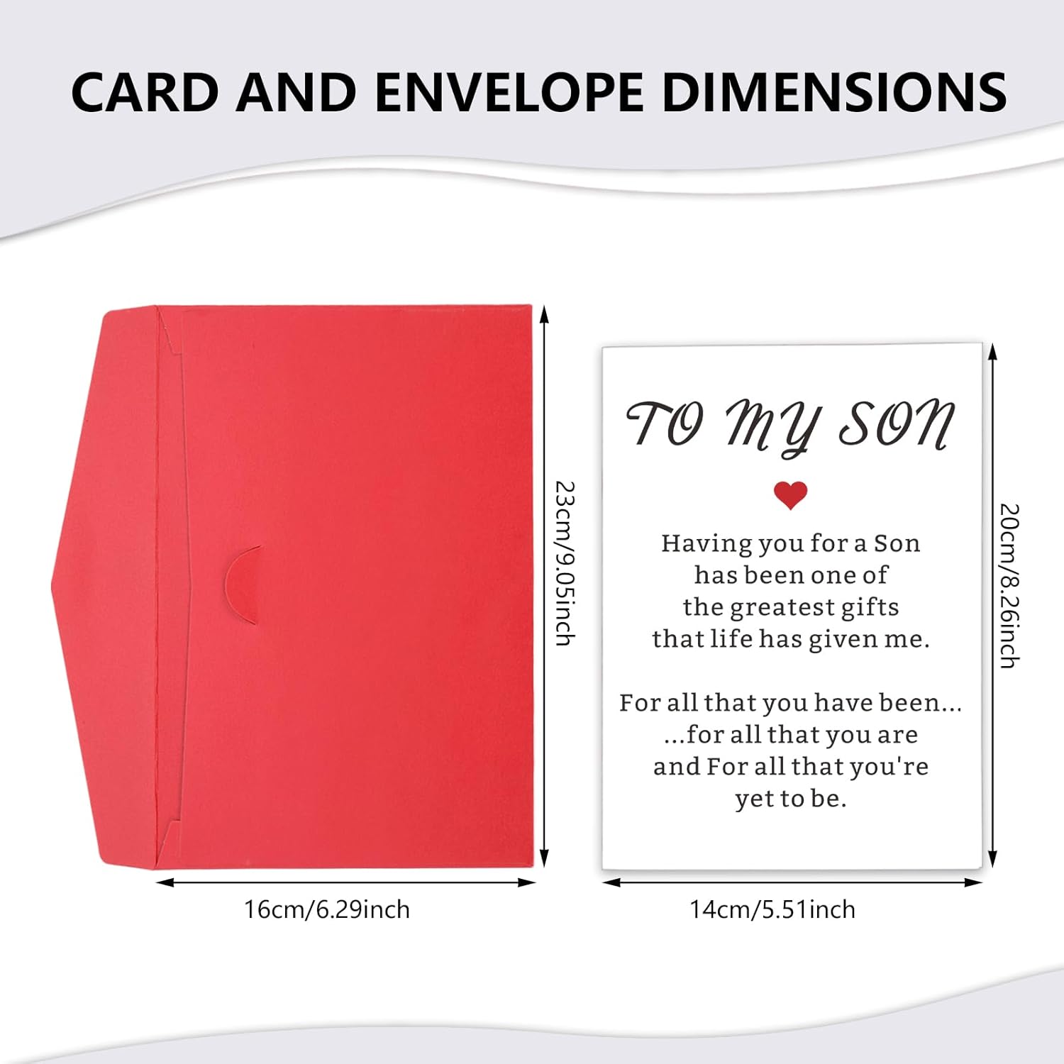 Valentines Day Cards For Son Gifts From Mom Dad Birthday Card Gift For Daughter Inspirational Card Gift For Boys Sweet 16 Gifts College Students Present For Boy Son Valentine'S Decoration