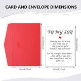 Valentines Day Cards For Son Gifts From Mom Dad Birthday Card Gift For Daughter Inspirational Card Gift For Boys Sweet 16 Gifts College Students Present For Boy Son Valentine'S Decoration